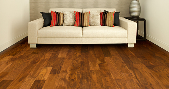 brown hardwood floor