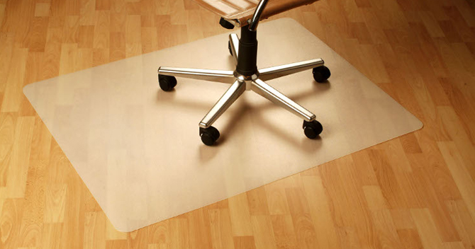 How Can I Protect a Hardwood Floor from a Rolling Office Chair?